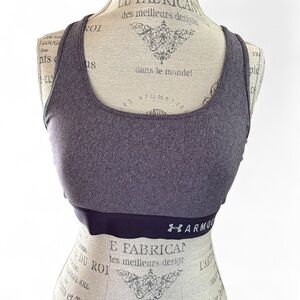 Under Armour Women's Crossback Mid Impact Sports Bra Purple Heather XL